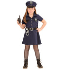 Police Girl  Dress, Belt, Hat, Handcuffs, Radio 