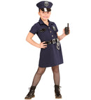 Police Girl  Dress, Belt, Hat, Handcuffs, Radio 