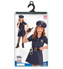 Police Girl  Dress, Belt, Hat, Handcuffs, Radio 