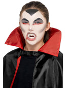 Kids Vampire Kit Aqua Face Paints Fangs Stipple Sponge and Applicator 8
