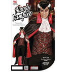 Bloody Vampire  Shirt With Vest And Jabot, Cape 
