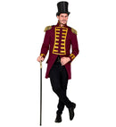 Burgundy Parade Coat For Man