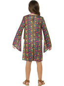 Hippie Girl Costume Child Dress Waistcoat Headband and Medallion 3
