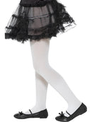 Opaque Tights Childs White Age 6 to 12 1