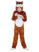 Tiger Costume Kids Dress Up Jumpsuit with Hood 1