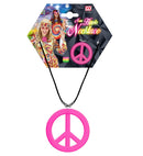 Neon Pink Hippie Necklace
