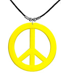 Neon Yellow Hippie Necklace