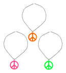 Neon Hippie Necklace 3 Colors Ass.
