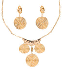 Roman Lady Set  Necklace, Earrings 