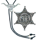 Cowboy Set  String Tie, Star 