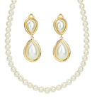 Marilyn Set  Pearl Necklace, Earrings 