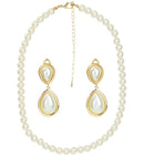Marilyn Set  Pearl Necklace, Earrings 