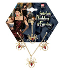 Spider Lady Set  Necklace, Earring 