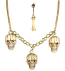 Grim Reaper Set  Necklace, Earring 