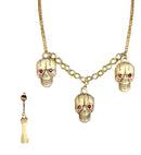 Grim Reaper Set  Necklace, Earring 