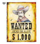 Wanted Poster 38X50 Cm