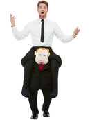 Piggyback Comrade Costume Black One Piece Suit and Mock Legs 1