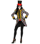 Dia De Los Muertos Parade Coat For Woman