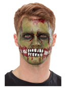 Smiffys Makeup FX Zombie Face Transfer Green Facepaint Blood Pencils Transfer Sponge 5