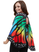 Monarch Butterfly Fabric Wings 140cm Adult Festival Cape 1