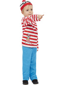 Where is Wally Toddler Costume Red and White Top and Hat Blue Trousers 2