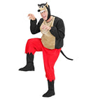Big Bad Wolf  Stuffed Coat, Pants, Boot Covers, Headpiece With Mask 
