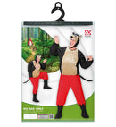 Big Bad Wolf  Stuffed Coat, Pants, Boot Covers, Headpiece With Mask 
