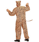 Tiger  Jumpsuit, Headpiece With Mask 