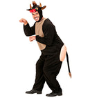 Bull  Jumpsuit With Buttocks, Headpiece With Mask 