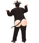 Bull  Jumpsuit With Buttocks, Headpiece With Mask 