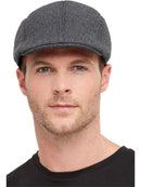 20s Gangster Flat Cap Grey Peaky Blinders Costume Accessory 1