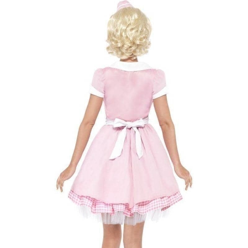50s Diner Girl Costume Adult Pink 2 sm-43183L MAD Fancy Dress