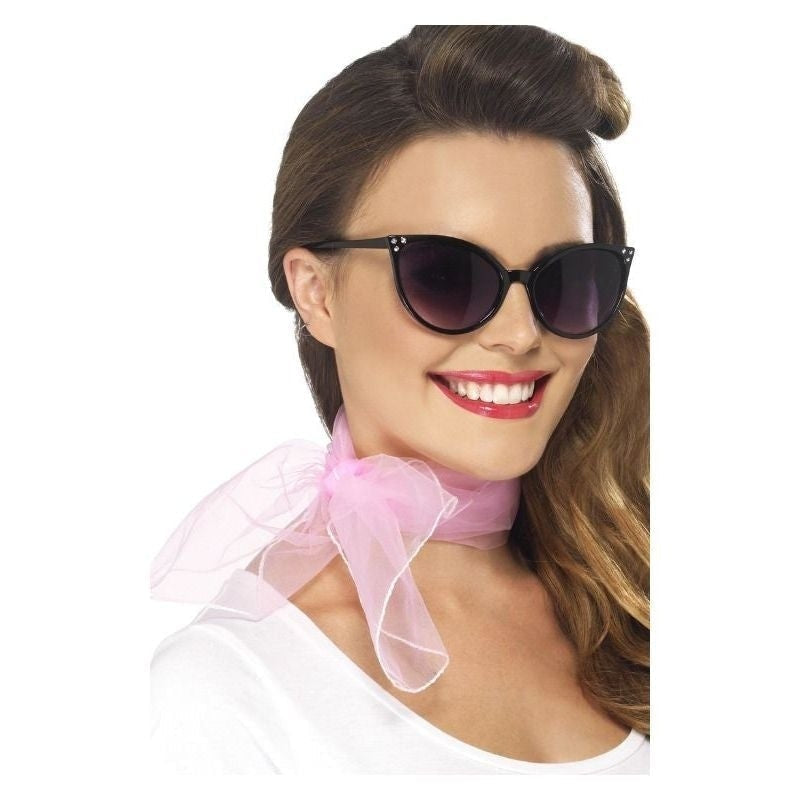 50s Neck Scarf Adult Pink_2 