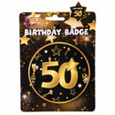 50th Birthday Badge 1