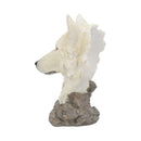 Snow Searcher White Wild Wolf Bust 16cm 3