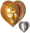 Heart Mask Plastic - 2 Colors Ass.