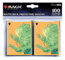 MTG Commander Masters 100ct Standard Size Card Protector Sleeves Matte Finish