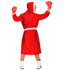 Boxeur Red  Hoodedcape With Belt, Shorts 