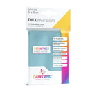 Thick Inner Sleeves Pack of 50 Clear Standard Card Game Sleeves for Board Games and Card Games | Professional Protection for Up to 50 TCG Decks and Gaming Cards | Made by Gamegenic (GGS11114ML)