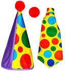 Clown Dress-Up Set  Hat, Giant Neck-Tie, Nose 