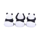 Three Wise Pandas Bear Ornaments 8.5cm 4