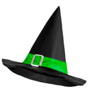 Witch Hat With Green Band And Buckle