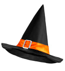 Witch Hat With Orange Band And Buckle