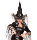 Black Witch Hat With Tulle
