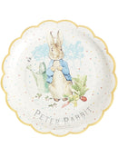 Peter Rabbit Classic Tableware Party Plates x8 Cream and Blue 9inch Diameter 1
