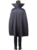 Dracula Costume Adult Black Jacket with Mock Waistcoat 5