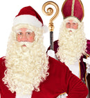 Santa Claus & St. Nicholas Wig With Beard, Moustache & Eyebrows” In Box