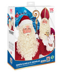 Santa Claus & St. Nicholas Wig With Beard, Moustache & Eyebrows” In Box