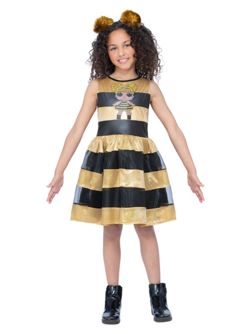 L.O.L Surprise! Queen Bee Costume Black Gold Dress