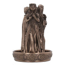 Triple Goddess Backflow Incense Burner 18cm 2